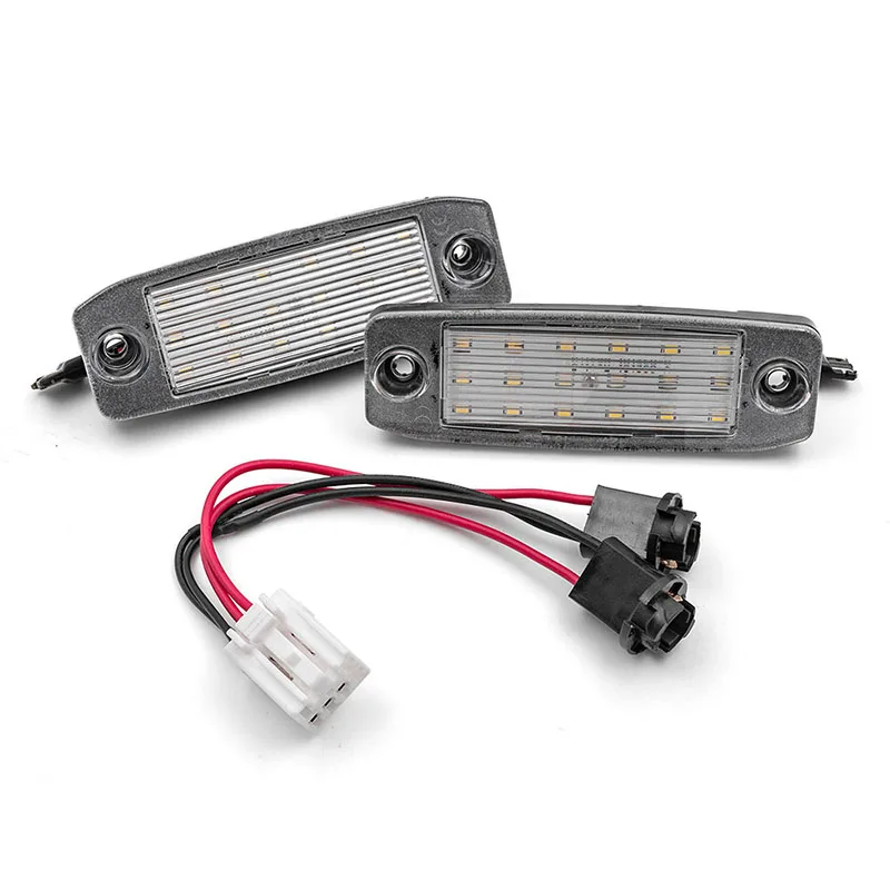 2PCs Error Free Full White Led License Plate Lights For Hyundai Veracruz ix55 2007 2008 2009 2010 2011 2012 2013 2014 2015