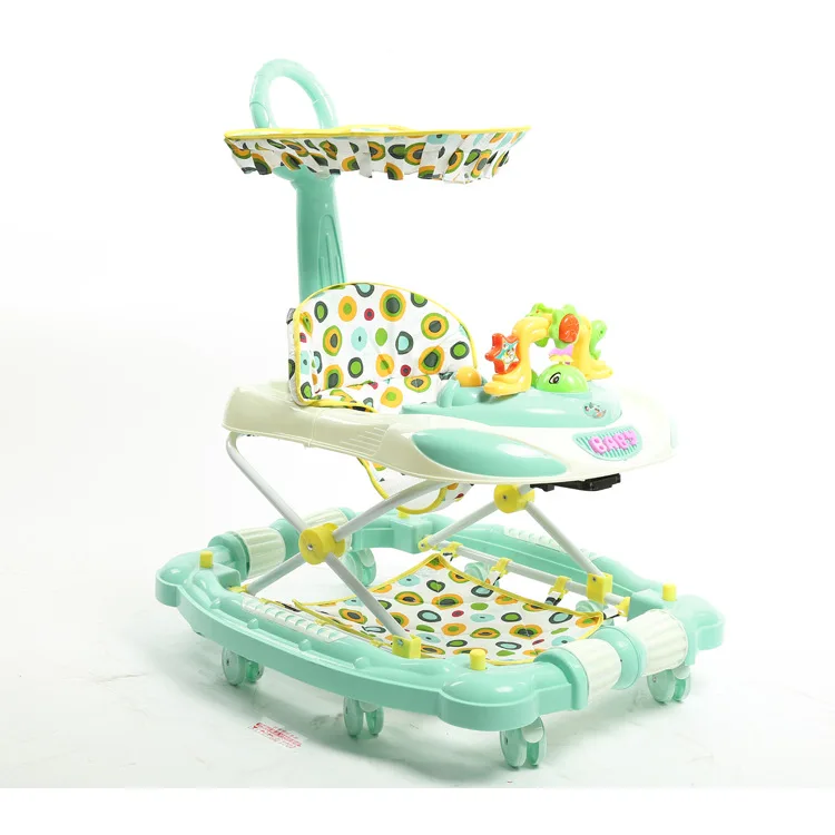 

6kg New Arrival 64cm * 15cm * 74cm Manufacturer Wholesale Baby Walker Foldable Band Music 7-18 Month Rocking Carriage