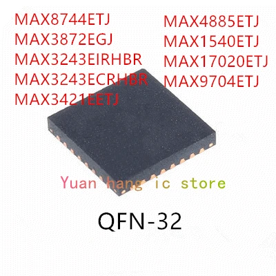 10PCS MAX8744ETJ MAX3872ETJ MAX3243EIRHBR MAX3243ECRHBR MAX3421EETJ MAX4885ETJ MAX1540ETJ MAX17020ETJ MAX9704ETJ IC