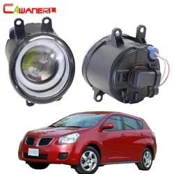 Cawanerl For Pontiac Vibe 2008 2009 2010 Car H11 LED Fog Light Angel Eye DRL Daytime Running Light 30W White 12V 2 Pieces