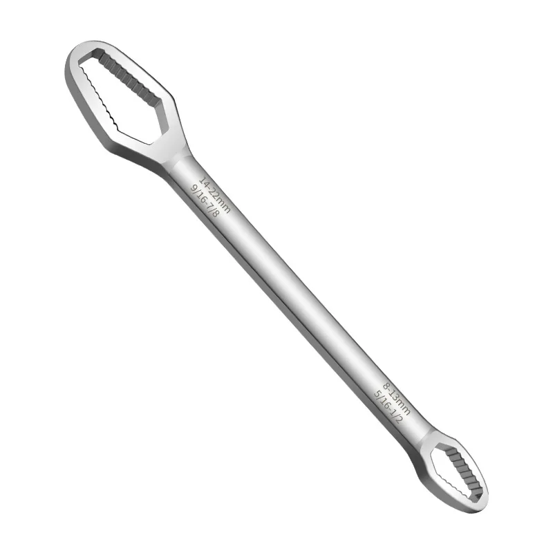 Chiave universale Torx chiave per occhiali regolabile chiave a cricchetto da 8-22mm per strumenti di riparazione per auto da moto da bicicletta