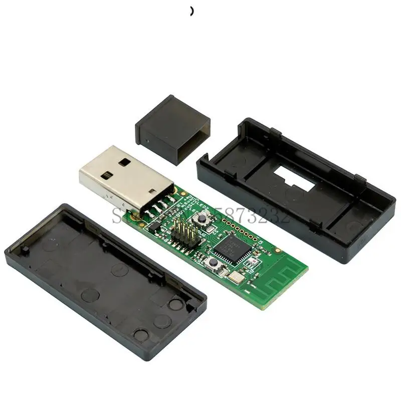 Black shell of Wireless Zigbee CC2531 CC2540 Sniffer Board Packet Protocol Analyzer USB Interface Dongle Capture Packet Module