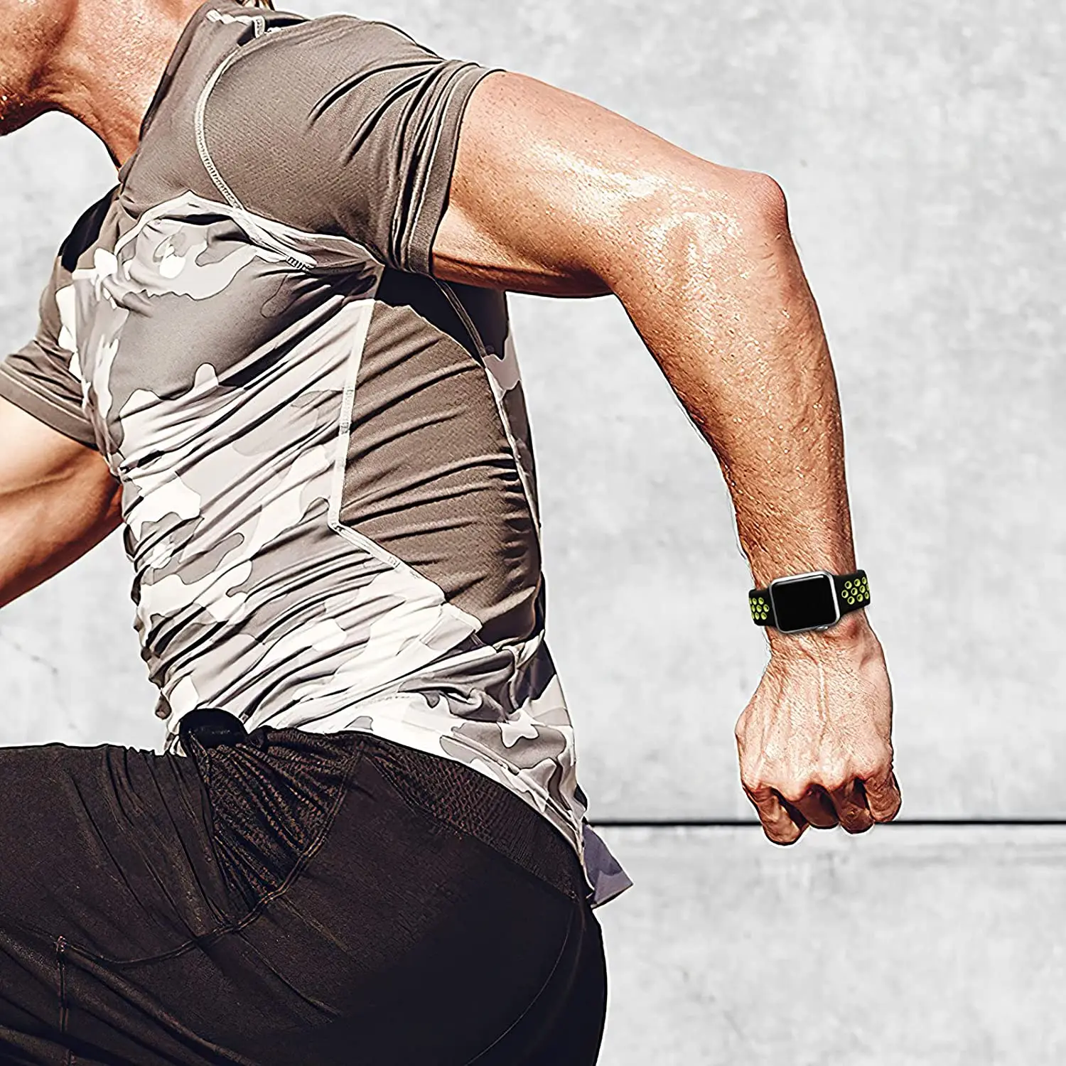 สายซิลิโคนสำหรับ Apple Watch Band 44มม.40มม.38มม.42มม.44มม.Breathable Watchband Correa สร้อยข้อมือ IWatch 3 4 5 6 Se Band