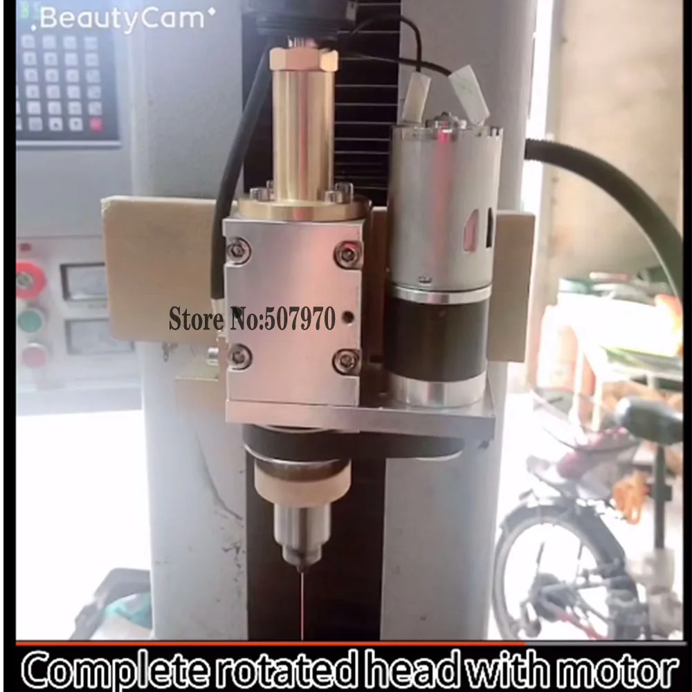 Imagem -02 - Tubo Pequeno do Elétrodo da Perfuração do Furo Edm Cabeça Girada com Motor Tungstênio Comprimento 177 mm