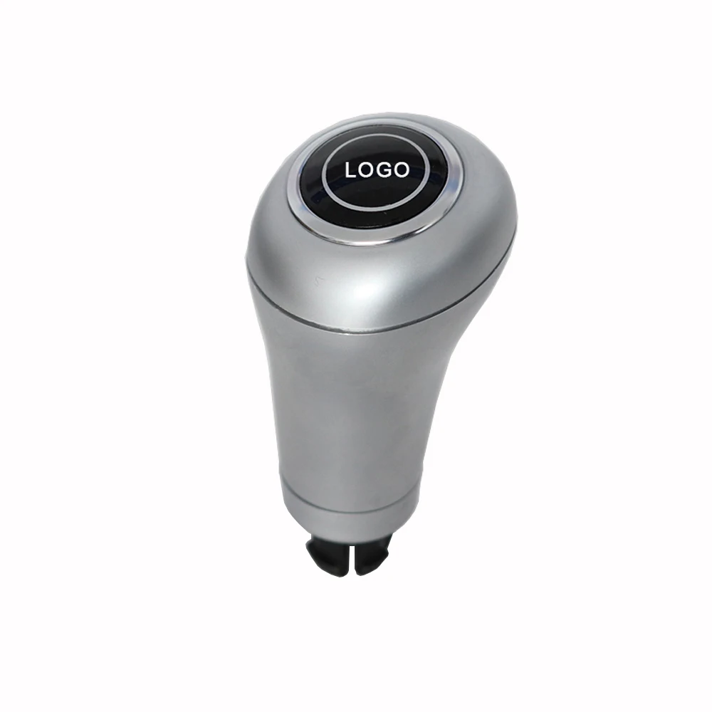 Automatic Gear Shift Knob Silver Plating Handball For Mercedes Benz W204 W211 C180 C200 Auto Accessories