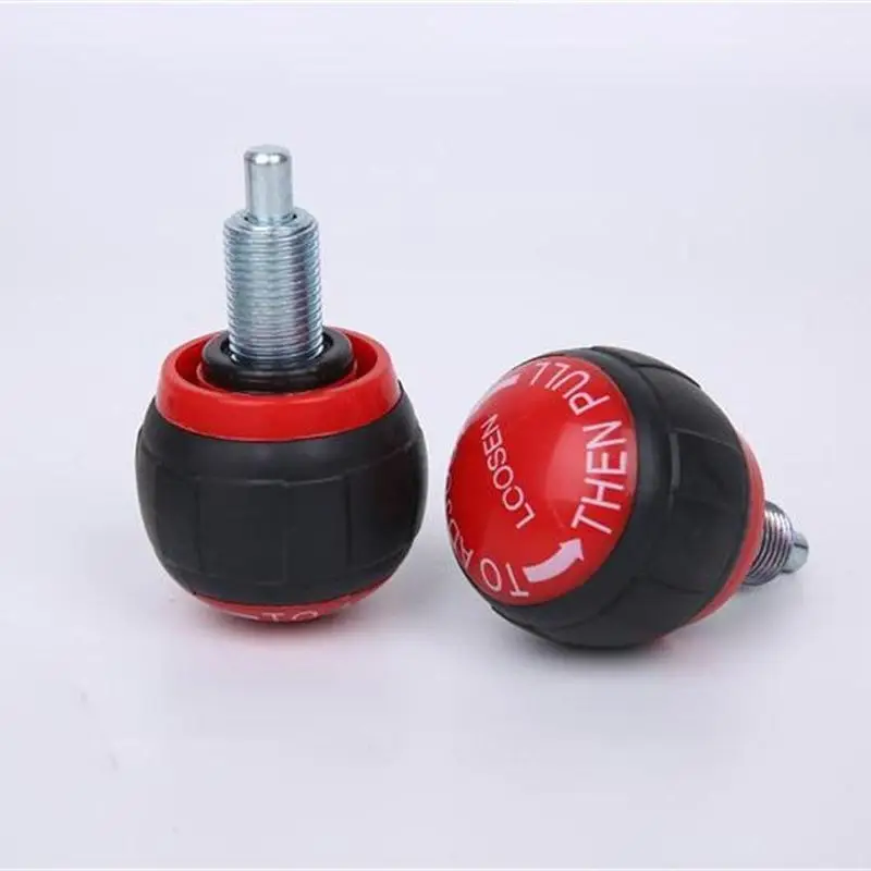 Pull Pin Spring Knob Adjusting Gear Fixed Position Bayonet Lock Gym Accessories Fitness Car Sports B, M16 Thread Diameter 16mm