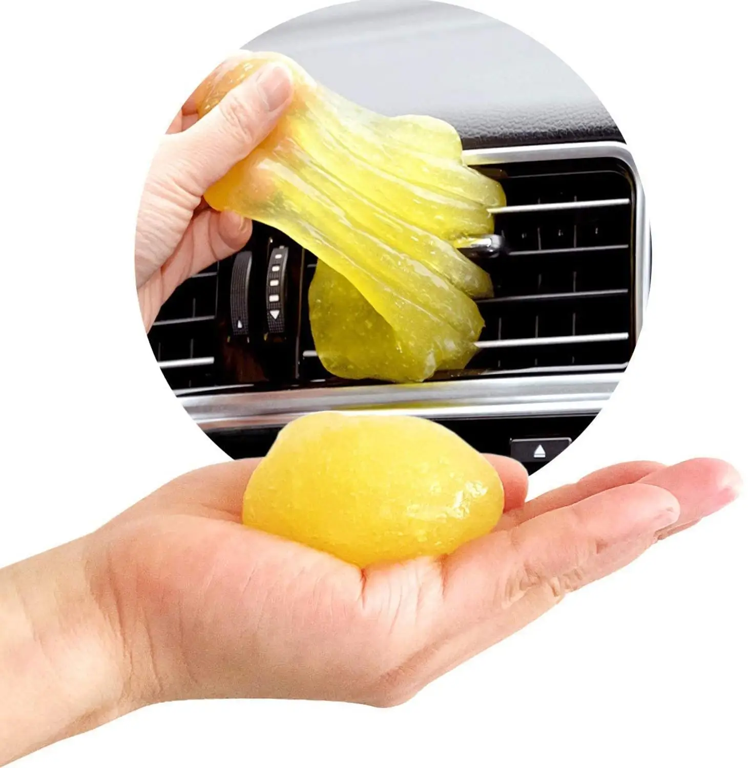 1pc Car Wash Mud Cleaner Interior Dashboard Air Vent Keyboard Cleaning Gel Jelly Mobile Computer Gap Dust Dirt Cleaner Tool image 4