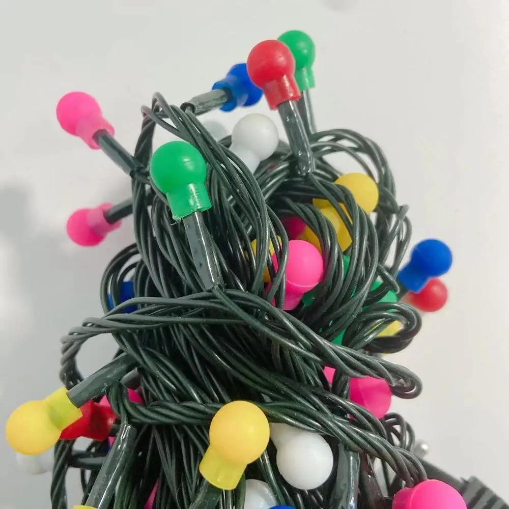 8M 80L Ball  String Lights  Style 8 Functions Remote Control Outdoor Indoor Bedroom Window Christmas Tree Decoration