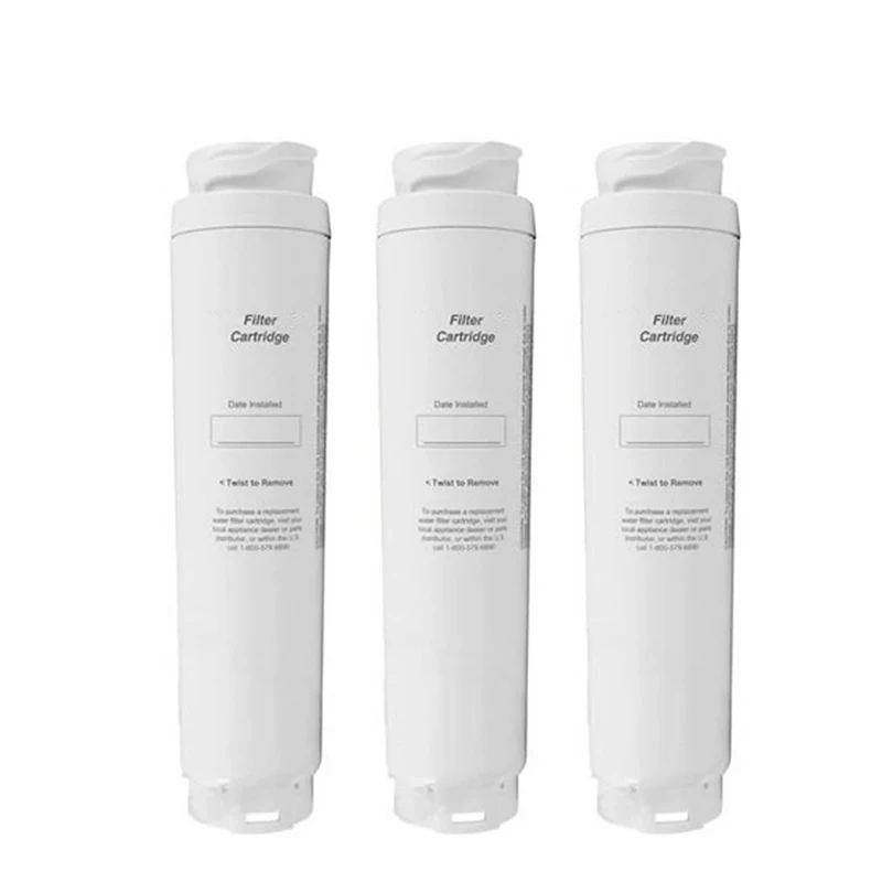 Replacement Bosch 644845 9000194412 ultra-clean refrigerator water filter, 3 pieces