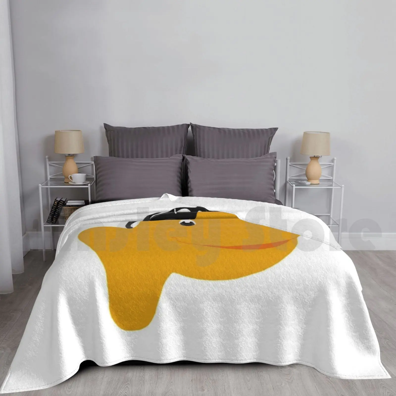 Goldfish Blanket Fashion Custom Goldfish Finz Cheese Cracker Snack Food