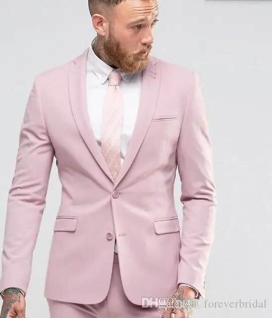 Wedding and important occasions / wedding dress / Groom dress Notched Lapel Slim Fit Blazer Two Pieces Suits (Jacket+Pant)