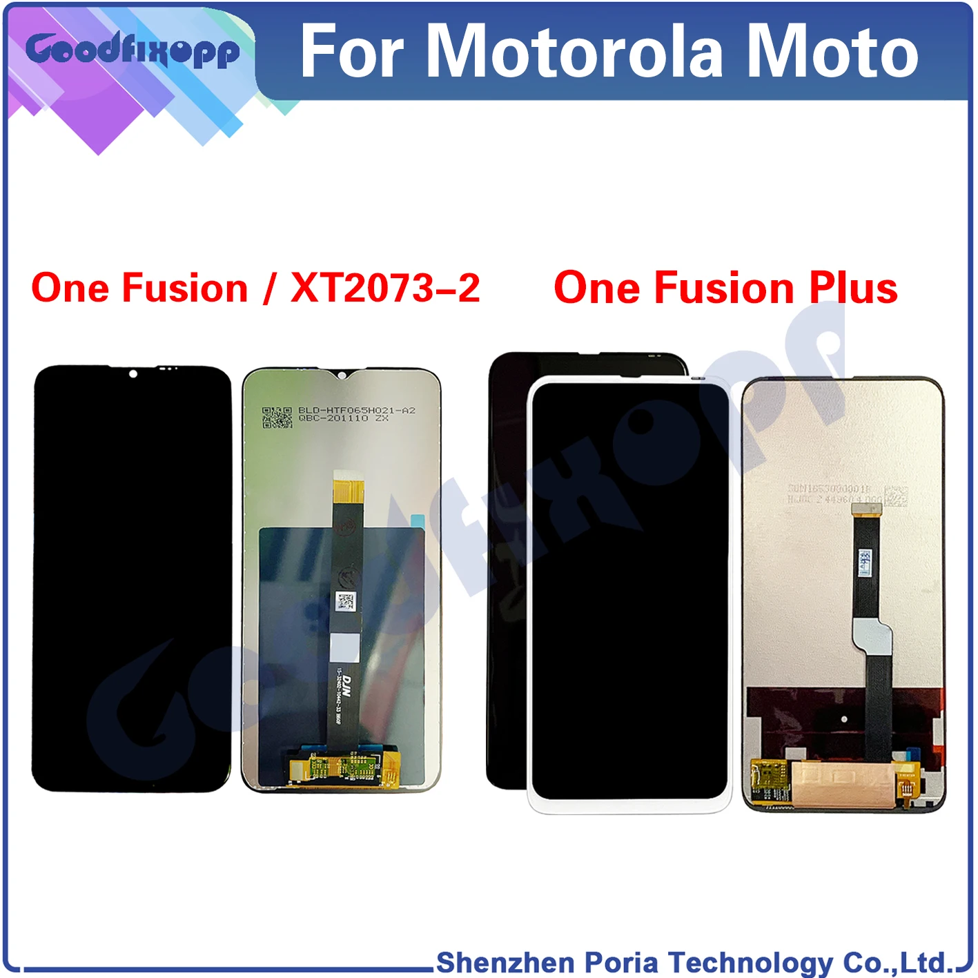 

100% Test AAA For Motorola One Fusion Plus XT2073 LCD Display Touch Screen Digitizer Assembly For Moto One Fusion+ PAKF0002IN