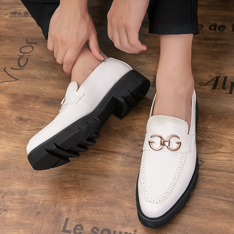 Sapatos Mascul37- Mocassins en cuir pour hommes, chaussures de conduite décontractées, marque de luxe, mode, 2020