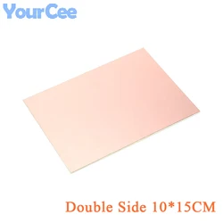 Double Side PCB Epoxy Fiber FR4 Copper Clad Plate Laminate Laminating 150*100mm 10*15cm DIY Electronic