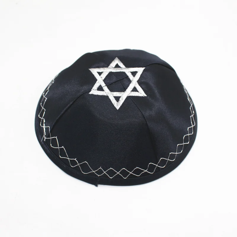 Jüdische Kippa-Mütze, yarmulke, jüdischer Kippot-Mütze, Kipa-David-Stern