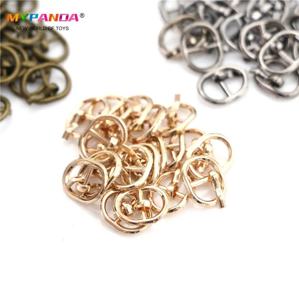 Newest 10PCS 5.5MM Mini Ultra-small Tri-glide Buckle Belt Buckle Doll Bag Buckle Diy Bjd Blyth Doll Buckle Shoes Accessories