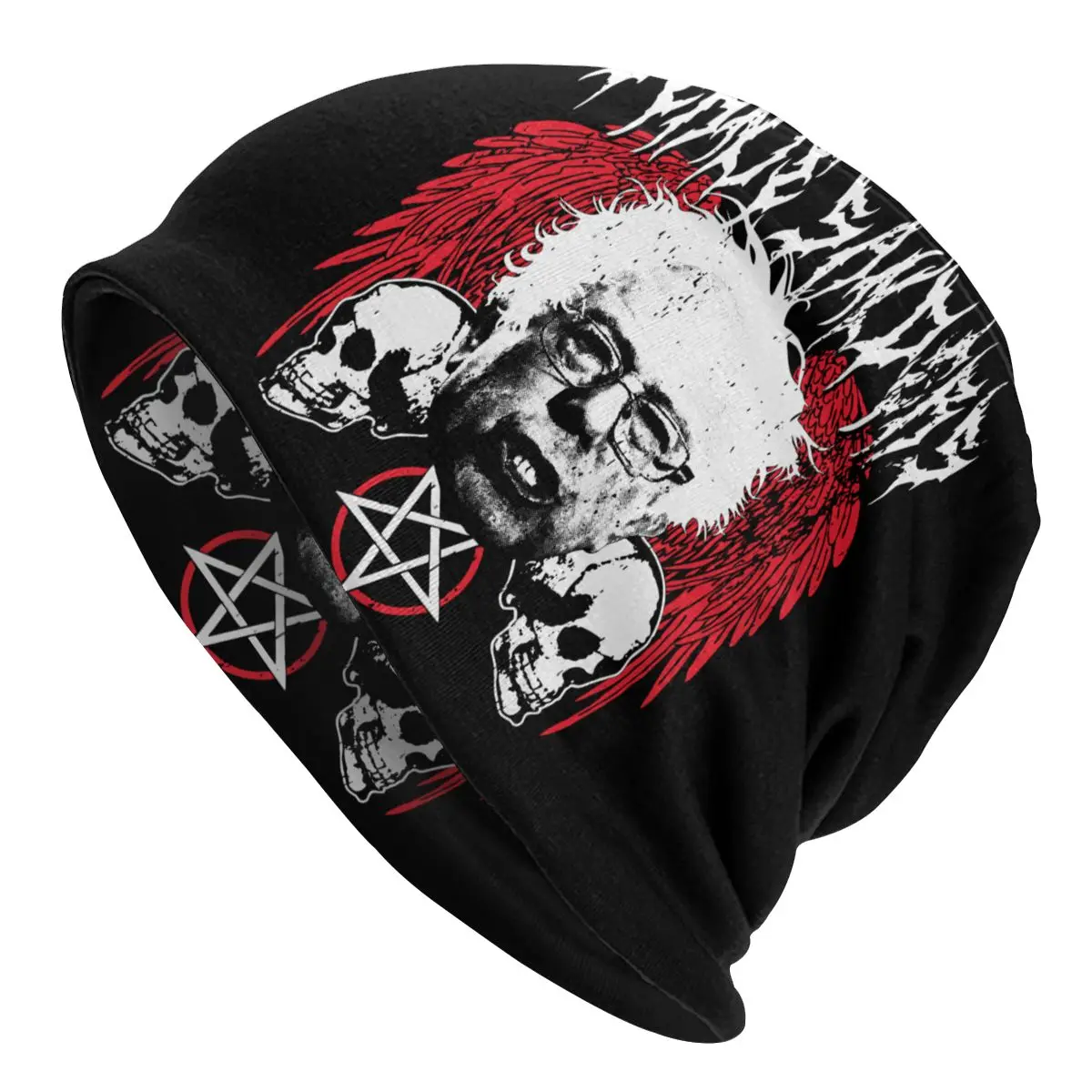 Feel The Bern Heavy Metal Bernie Sanders Bonnet Hats Knit Hat Hip Hop Street Skullies Beanies Hats Unisex Warm Dual-use Cap