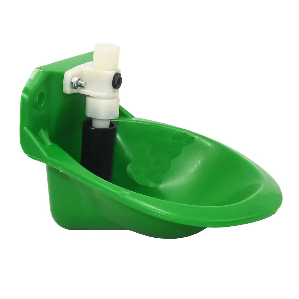 Sheep Automatic Drinking Bowl Pony Calf Pig Feeder Animal Feeder Engineering Plastics Green Premium Drinking Water 1 Pcs