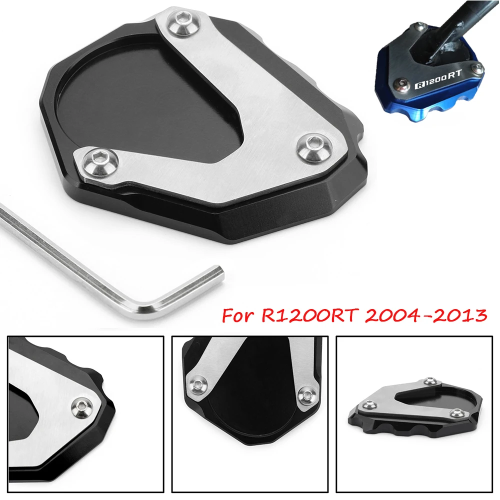 

For BMW R1200RT R1200 RT R1200 RT 2004-2013 Motorcycle CNC Kickstand Foot Side Stand Extension Enlarge Pad Support Plate