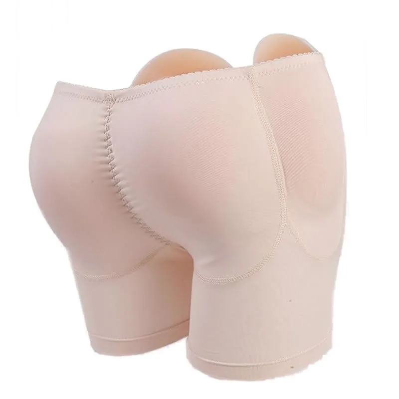 

Low-waist 4 pieces of silicone pad male cross-dressing lift hips up pad fake buttocks pad butt can insert underpant