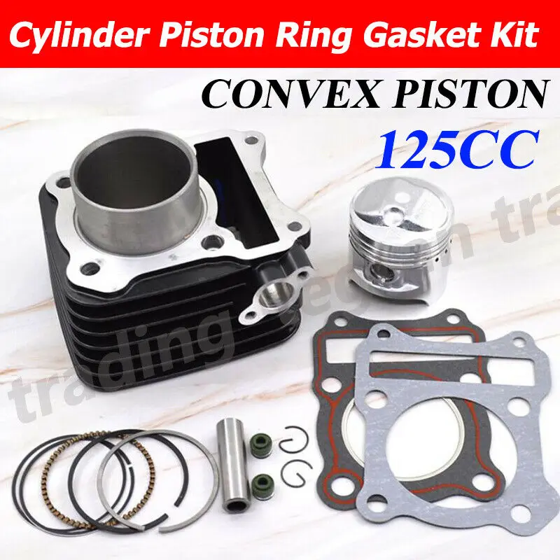 Motorcycle Cylinder Piston Gasket Rebuild Kit for KAWASAKI KLX125 KLX 125 125cc 57mm ALL YEARS