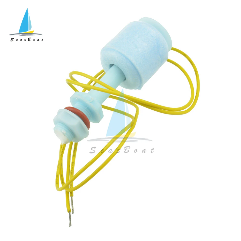 52mm PP Liquid Water Level Sensor Horizontal Float Switch Down Flow Measuring Instruments Tools