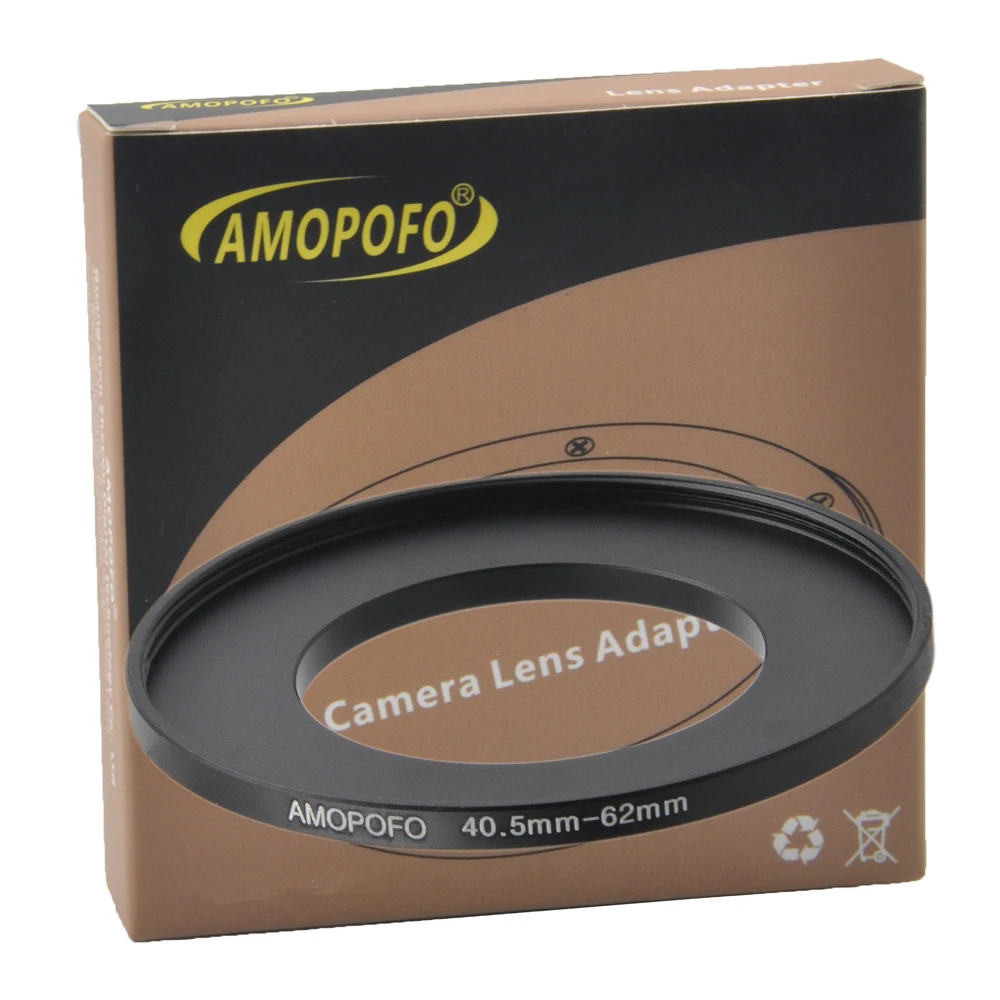 Adaptador universal de filtro anel, 40.5-62mm /40.5mm a 62mm, adaptador para uv, nd, 16a, metal