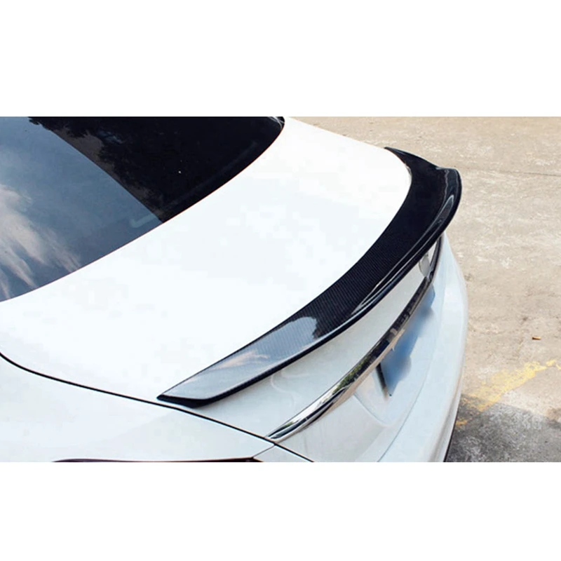 For Mercedes CLS Class W218 Spoiler Carbon Fiber Rear Trunk Spoiler Wing PSM Style 2011 2012 2013 2014 2015 2016