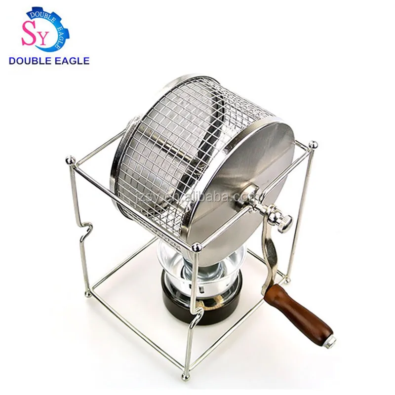 Household small coffee beans baking machine mini hand crank coffee beans roaster for home