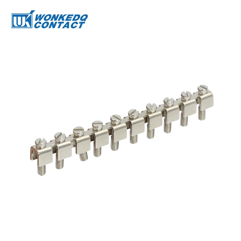 1Pc FBI10-10 Wiring Jumpers For UK10N UK10 Wire Strip Connector FBI 10-10 DIN Rail UK Terminal Block Accessories Fixed Bridge