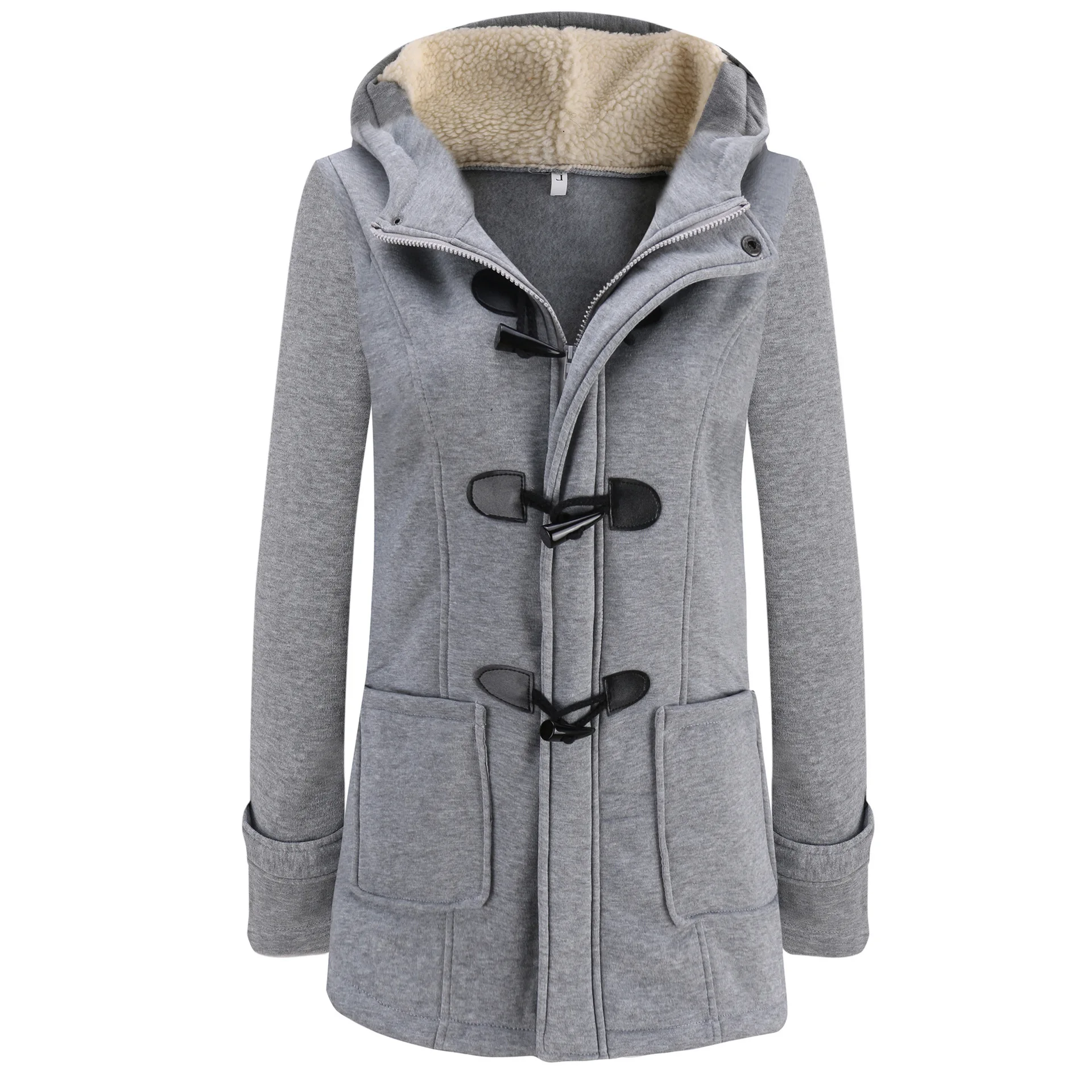 

Women Parka 2020 Winter Long Thick Coats Cotton Solid Zipper Casual Female Hooded Warm Outwear Plus Size Jacket Mujer