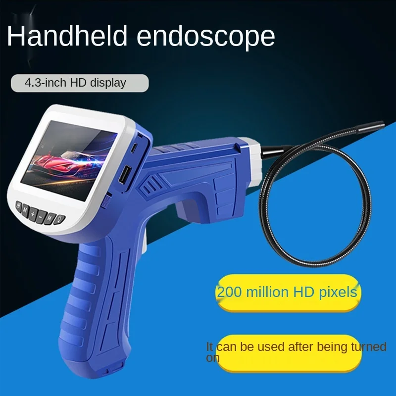 

Handheld Industrial Endoscope 4.3-Inch HD Camera Car Maintenance Industrial Pipeline Detection 2 Million Pixels