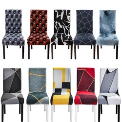Black Spandex elastic wedding Chair Covers Anti-dirty housse de chaise office hotel chair cover seat