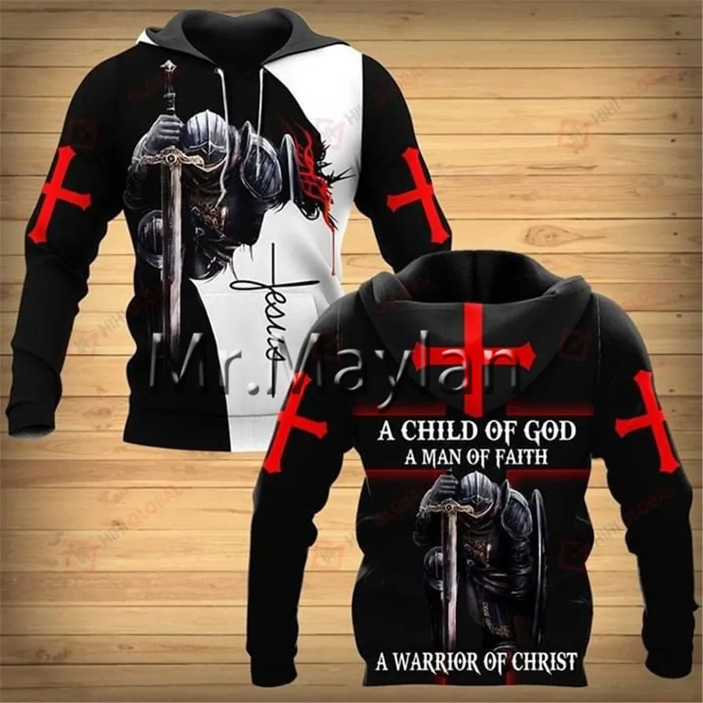 

Knights Templar Crmo 3D Full Printed Jacket Women/men Casual Streetwear Sweatshirts Unisex Autumn Coat Clothes Harajuku Tops 5XL