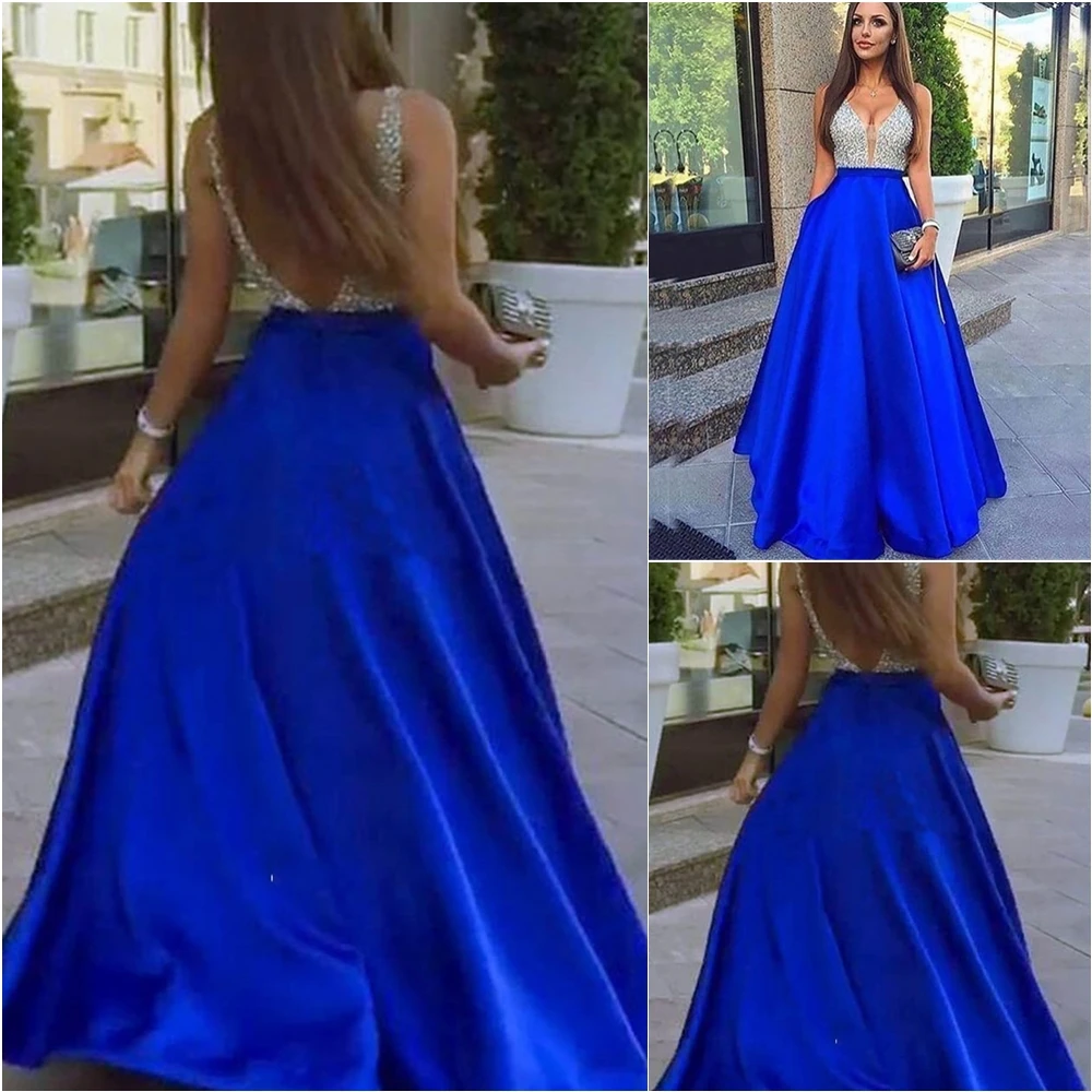 

Dress High Neck Beaded White Sleeveless Floor-Length Applique Formal Dresses Trumpet Prom Party Gown Mermaid Evening