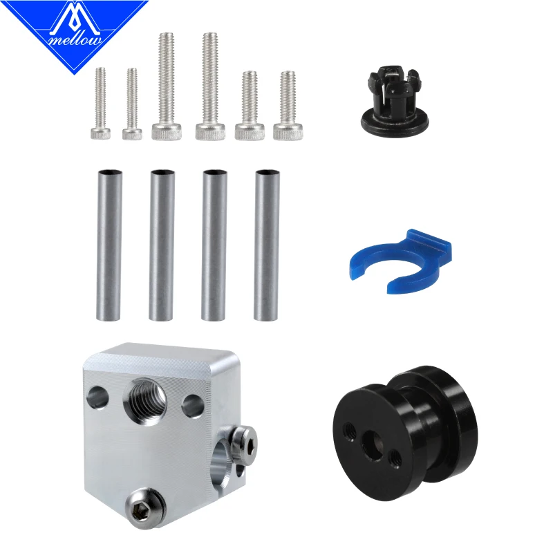 Mellow Aluminium NF-Crazy Hotend Części zamienne do drukarki 3D Hotend do wytłaczarki Ender 3 Pro Alfawise DDG