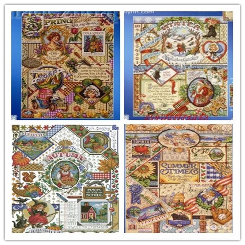 ZZ5760 Cross stitch kits Cross-stitch Christmas homefun All for handiwork cross embroidery kit Craft kit cross stitch sets Diy