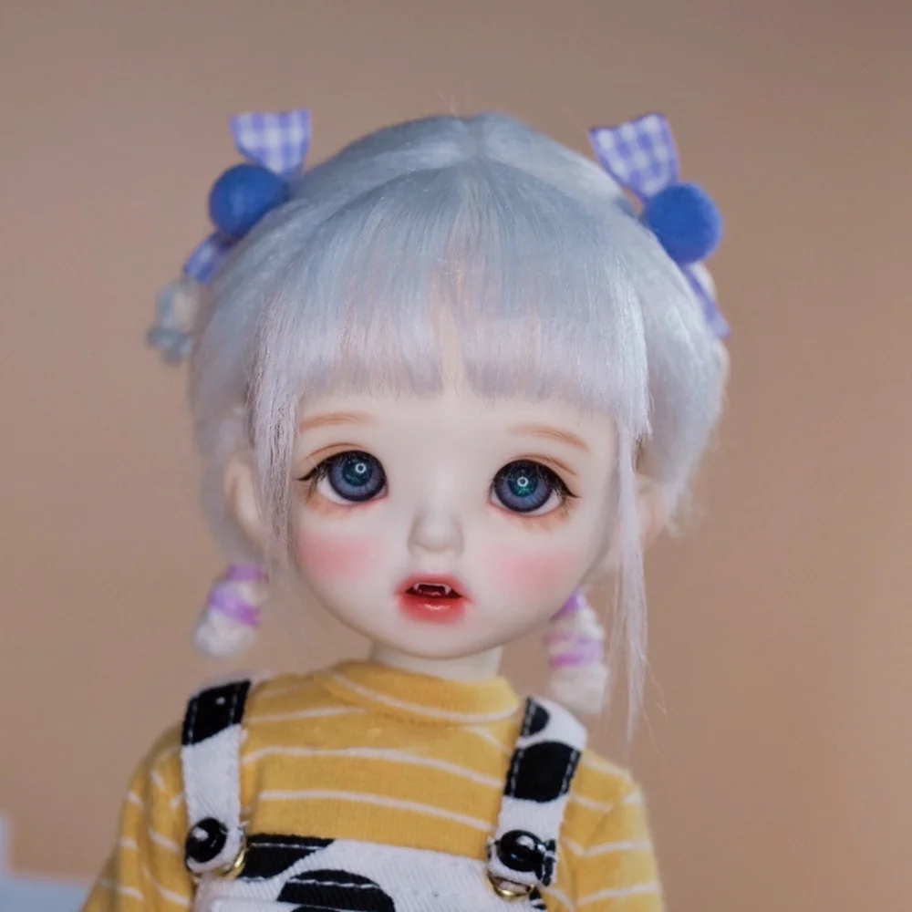 OB11 1/8 1/6 1/4 Schaal BJD Pruik Pop Accessoires Super Leuke Haar Pruiken Voor BJD/SD OB11 YOSD MSD Meisje Accessoires C1431