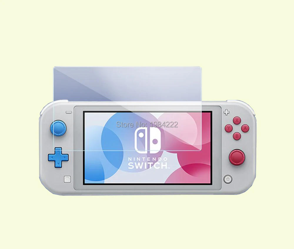 10 Uds templado para Nintendo Switch Lite NX vidrio Ultra claro HD película protectora de pantalla Protector de superficie cubierta protectora de consola piel