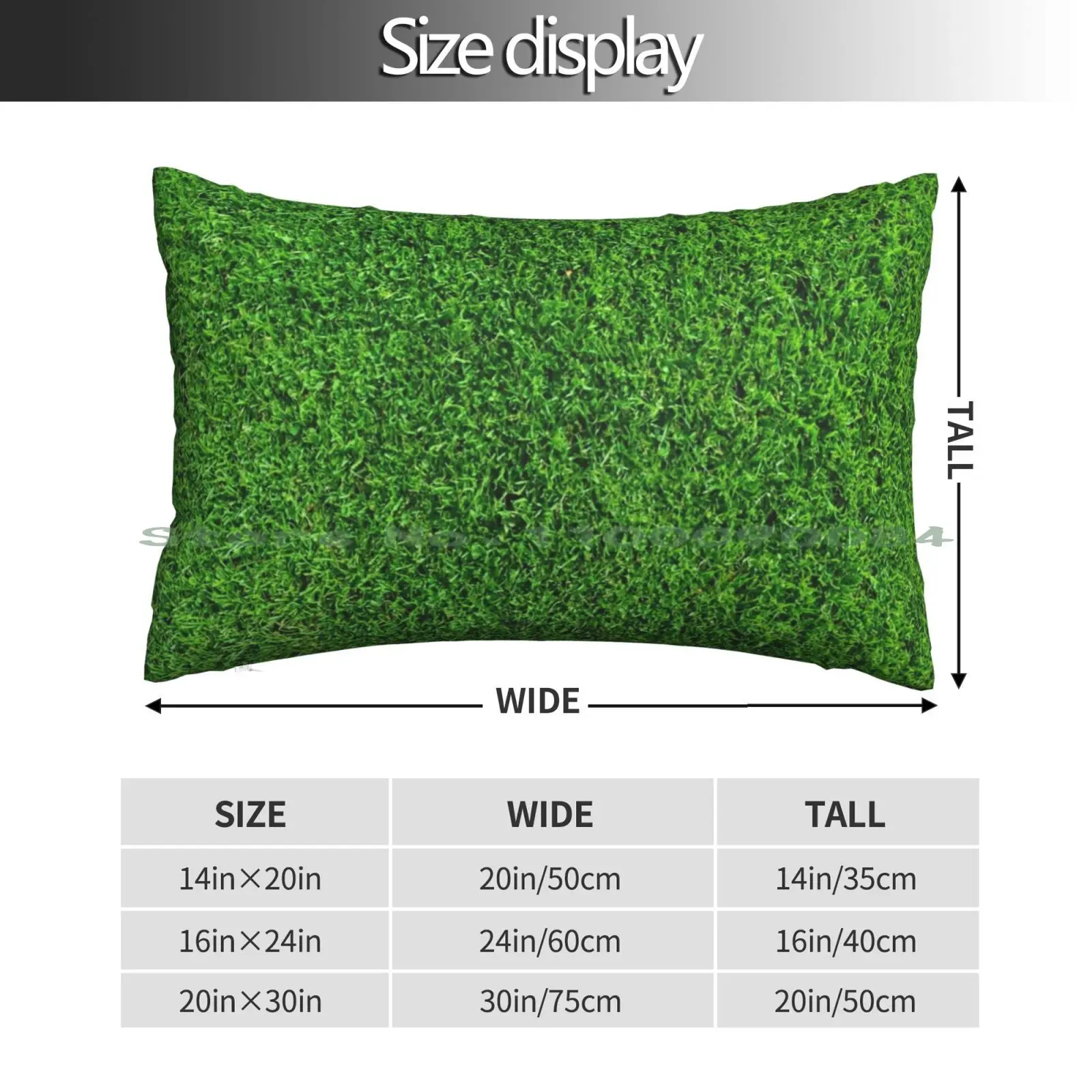 Grass Pillow Case 20x30 50*75 Sofa Bedroom Mowed Real Grass 3d Grass Realistic Grass Phone Cut Grass Grass Texture Lawn Texture