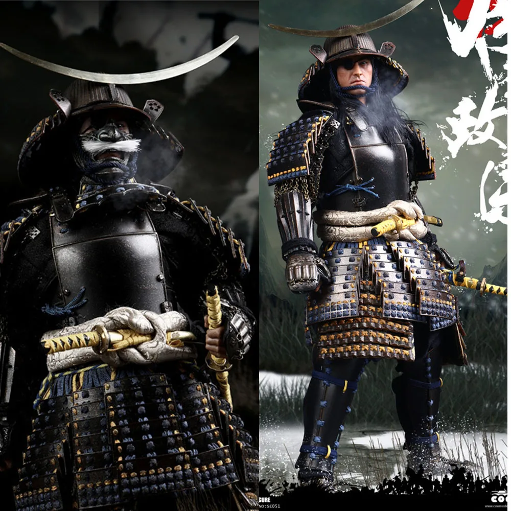 

Coomodel Se051 1/6 Men Soldier Series Of Empires Date Masamune Full Set Japanese Samurai 12" Action Figure Model