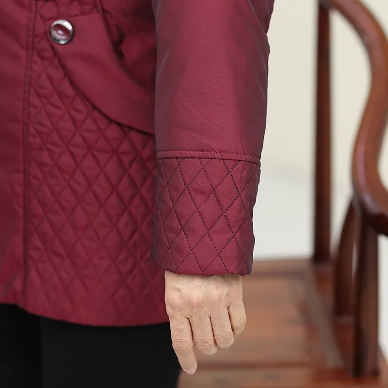 Chaqueta de plumón de pato para mujer, Parka gruesa y cálida con cuello de piel para madre, con capucha, G678, novedad de invierno, 2022