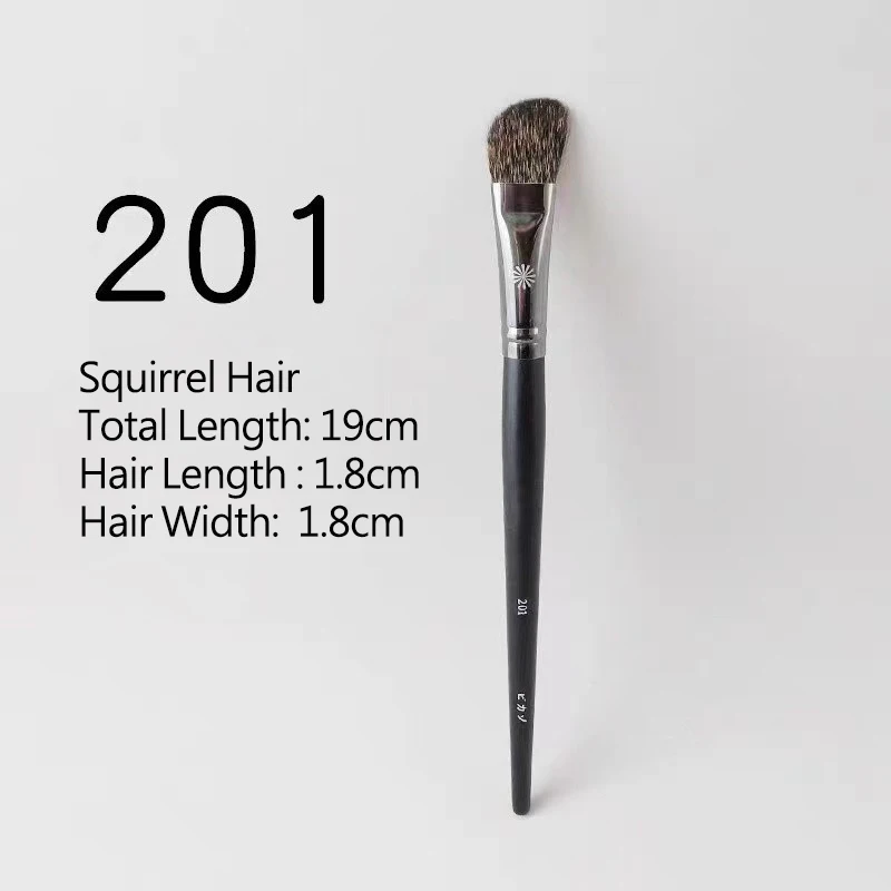 1pc Animal hair Angled Shadow Makeup Brushes Blending Blusher multifunctional Eyeshadow Nose Make up brush squirrel 201 209