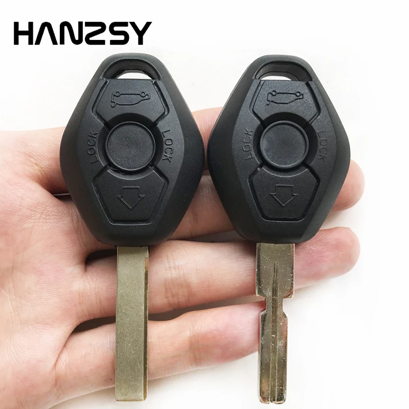 

3 buttons Remote key shell For BMW E38 E39 E46 Z3 Z4 X3 X5 M5 325i 1 3 5 6 7 SERIES Replacement Car key Case Fob HU58/HU92 Blade