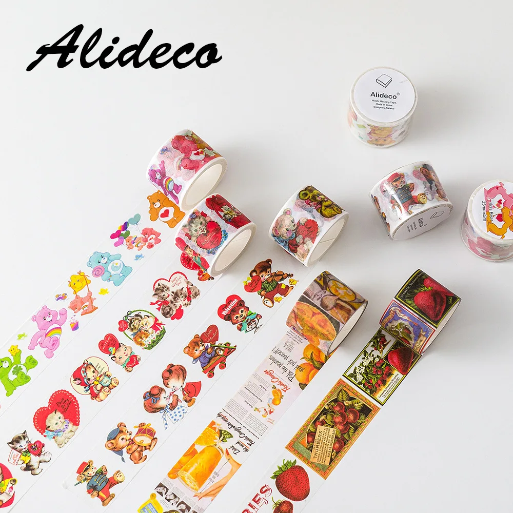 1pcs/1lot  Masking Tapes Animal strawberry cake Decorative Adhesive Scrapbooking DIY Paper Japanese Stickers 5m