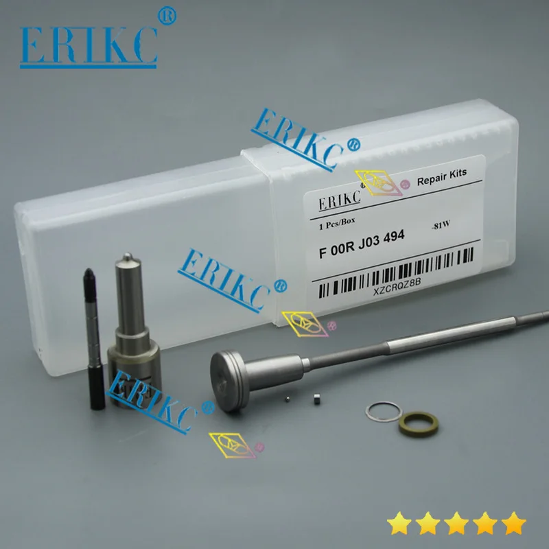 

ERIKC Injector Repair Kit F00RJ03494 Nozzle Dlla150p1828 Valve F00rj01692 Repair Kit for bosch 0445120163 0445120226