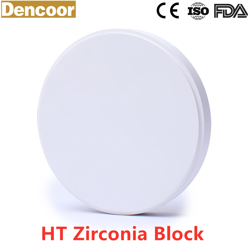 

Dental Laboratory Zirconia Block Ceramic Plate Color Zirconium 98mmHTA3.516