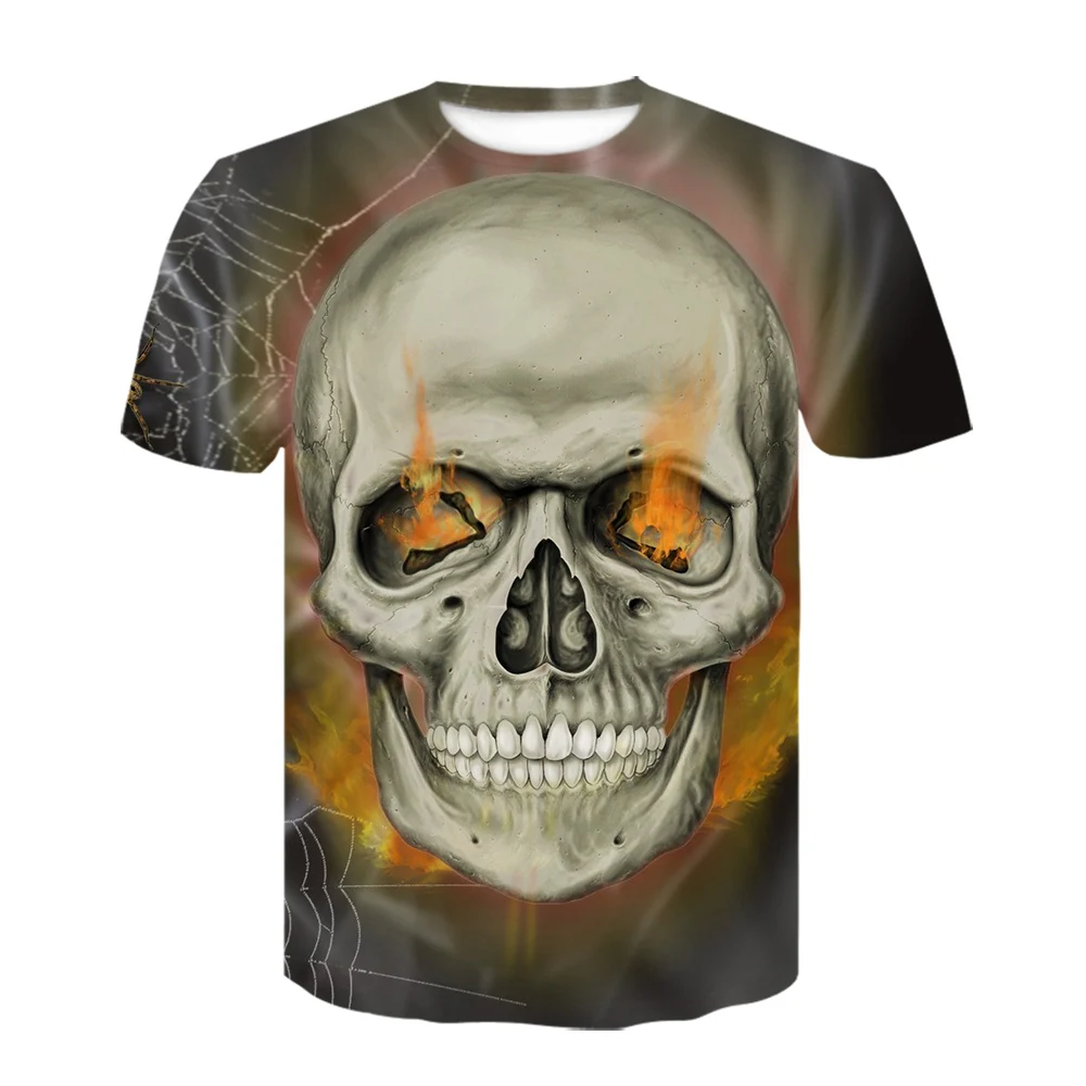 Drink t-shirt beer man Skull T shirt Men/Women Gothic Shirts Plus Size 3d print black t shirts summer short sleeve mens tops