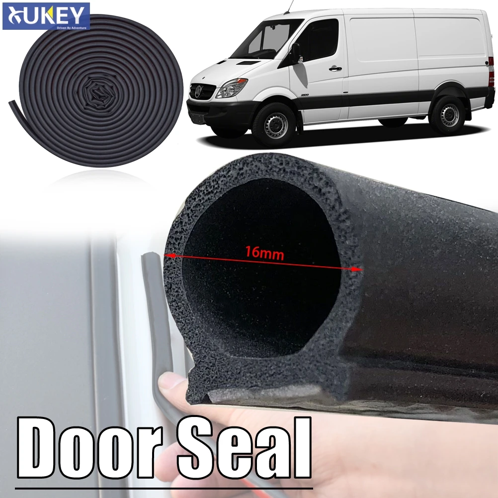 10 متر لمرسيدس بنز العداء W901 W902 W903 W904 W905 W906 VW LT II واجن Crafter الباب شرائط عزل ترقية 16x16mm #1