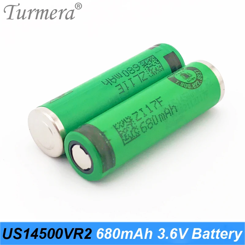 US14500VR2 AA Batterie 14500 Batterie Taschenlampe 680mAh Größe für Sony Elektronische Zahnbürste für Turmera 14500 Batterie A15